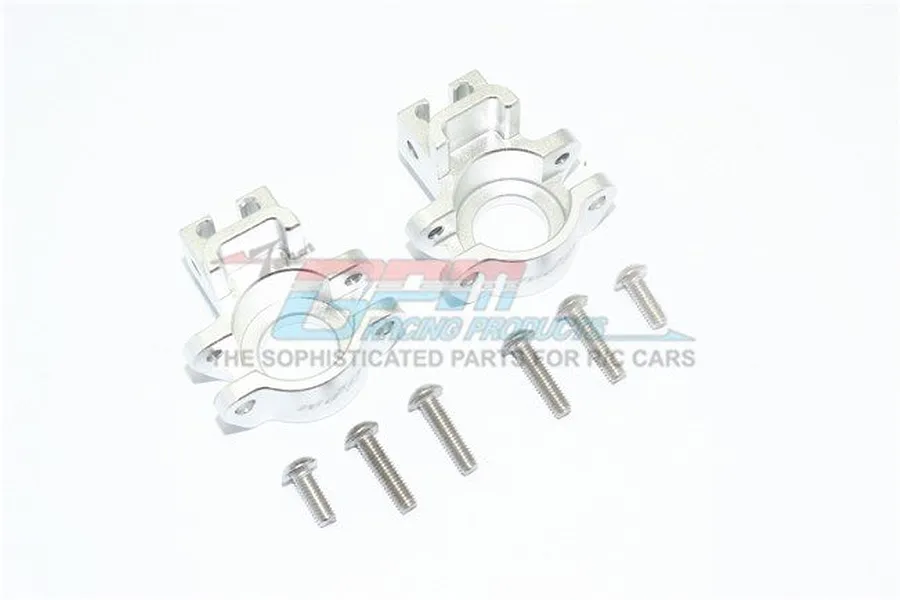 GPM UDR Silver Aluminium Rear Axle Hub 2Pcs image 33202