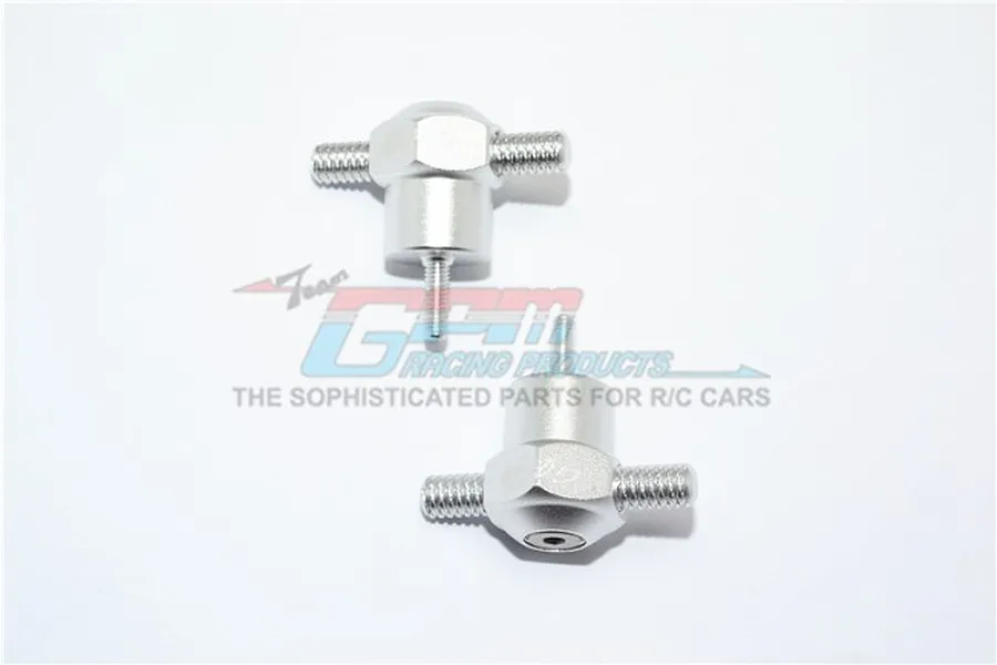 GPM UDR Silver Aluminium Spare Tyre Locking Nut 2Pcs image 3