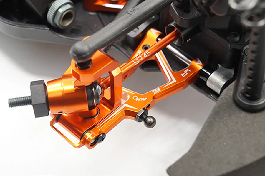 Yeah Racing HPI RS4 Orange Aluminium Front Hub Carrier 2Pc image 33237