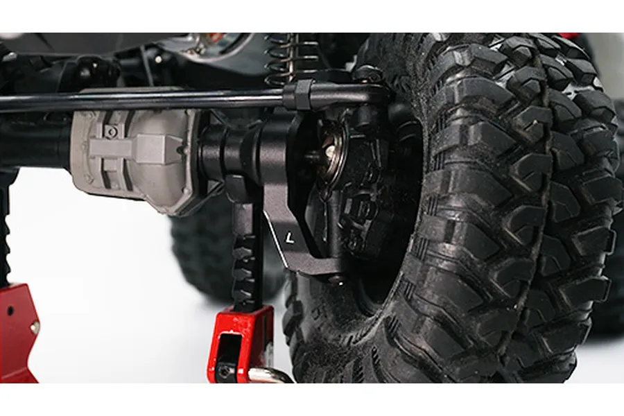 Yeah Racing TRX-4 Black Aluminium Left &amp;amp; Right Caster Blocks 2Pcs image 33241