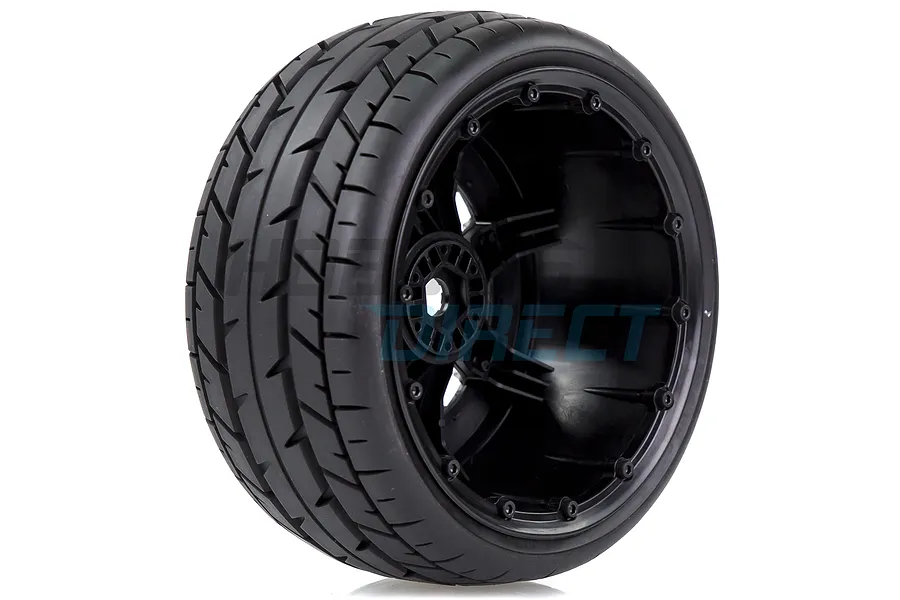 Louise 4.7/5.5&amp;quot; ST-Rocket Tyres on Black Spoke Rims - Beadlocked Wheels 2Pcs image 33302
