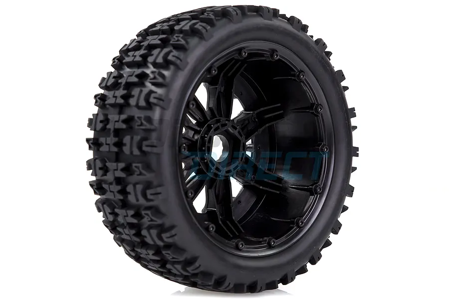 Louise 4.7/5.5&amp;quot; SC-Pioneer Tyres on Black Spoke Rims - Beadlocked Wheels 2Pcs image 33305