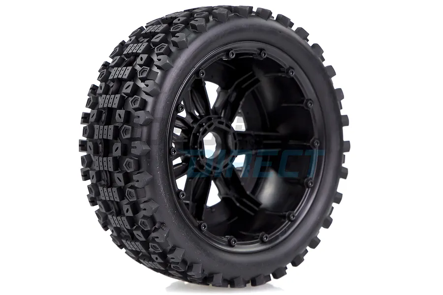 Louise 4.7/5.5&amp;quot; SC-Uphill Tyres on Black Spoke Rims - Beadlocked Wheels 2Pcs image 33308