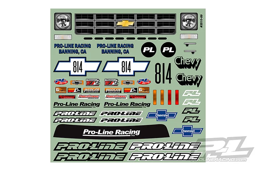Pro-Line 1/10 1978 Chevy C-10 Race Truck Unpainted Body Shell image 33324