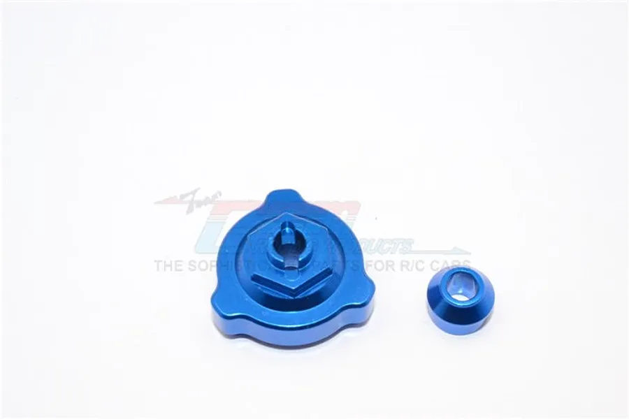 GPM Blue Aluminium Traxxas Slash 4x4 Slipper Shaft Bearing Adaptor image 33429