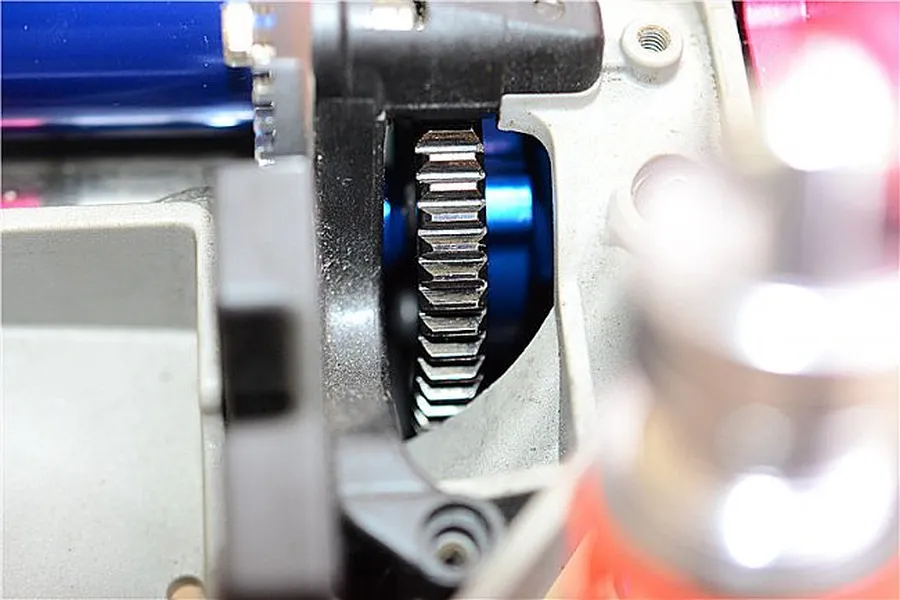 GPM Blue Aluminium Traxxas Slash 4x4 Slipper Shaft Bearing Adaptor image 33430