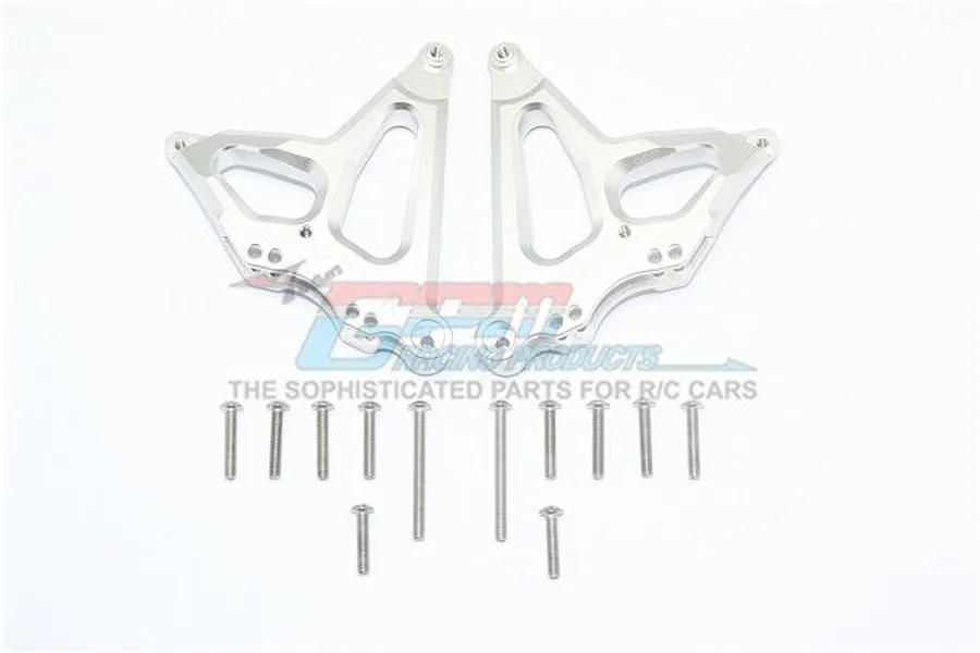 GPM UDR Silver Aluminium Rear Left &amp;amp; Right Shock Mount 2Pcs image 33463