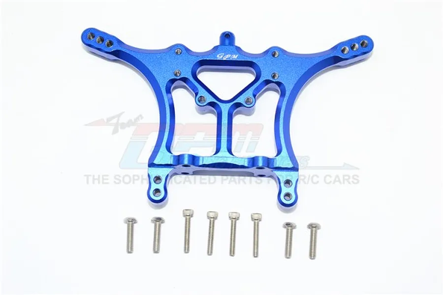 GPM Blue Aluminium Traxxas Slash 2WD Rear Shock Tower image 33482