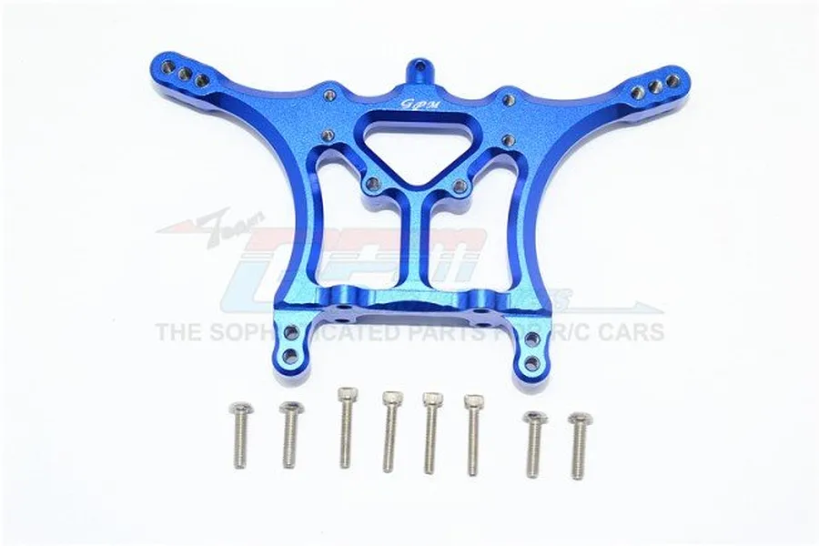 GPM Blue Aluminium Traxxas Slash 2WD Rear Shock Tower image 33483