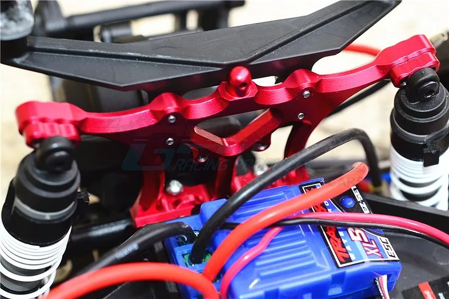 GPM Blue Aluminium Traxxas Slash 2WD Rear Shock Tower image 33485