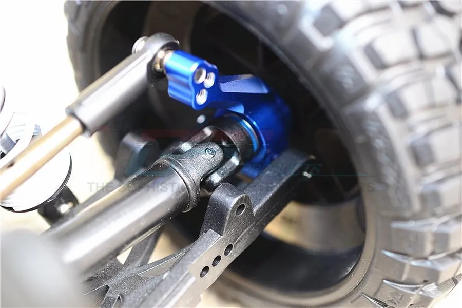 GPM Blue Aluminium Traxxas Slash 2WD Rear Hubs 2Pcs image 33493
