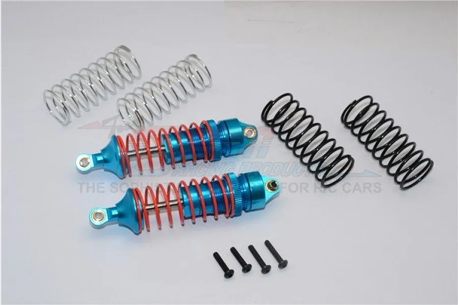 GPM Sky Blue Aluminium Traxxas Slash, Stampede &amp;amp; Rustler Front Shocks 2Pcs image 33501