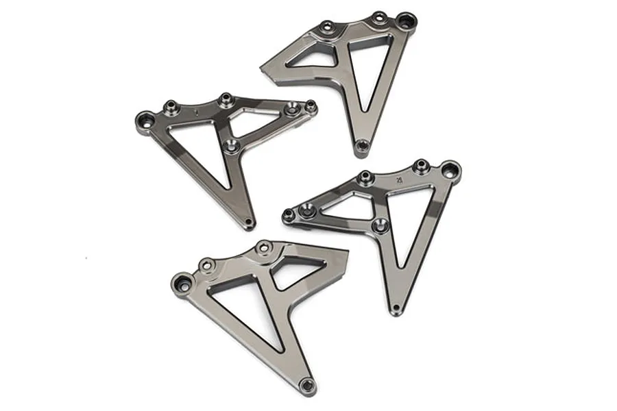 Traxxas UDR Satin Chrome Rear Left &amp;amp; Right Shock Mount 2Pcs image 33503