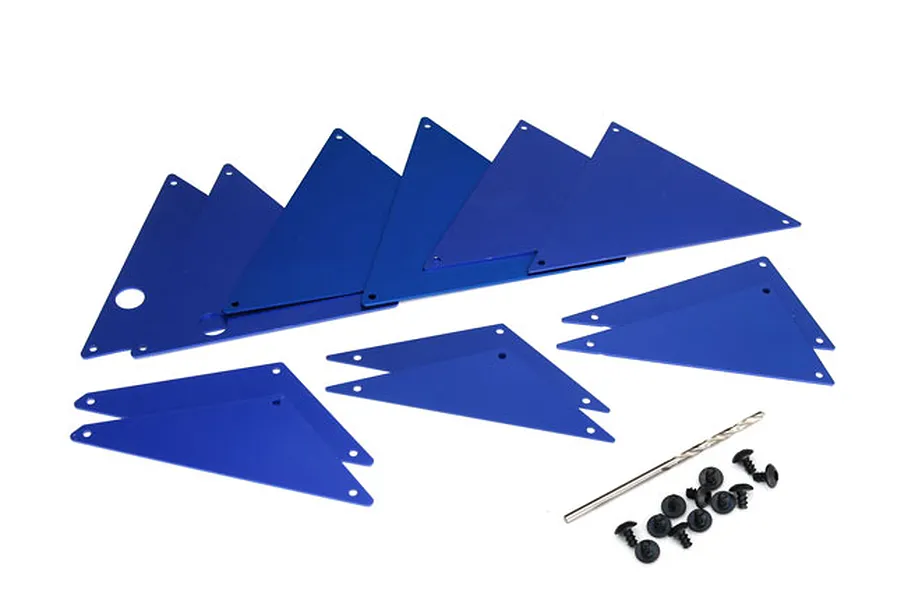 Traxxas UDR Blue Aluminium Tube Chassis Panel Set image 33515
