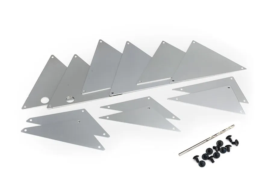 Traxxas UDR Silver Aluminium Tube Chassis Panel Set image 33517