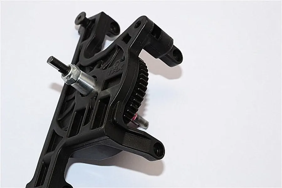 GPM Black Aluminium Traxxas Slash 4x4 Spur Gear Adapter image 33540