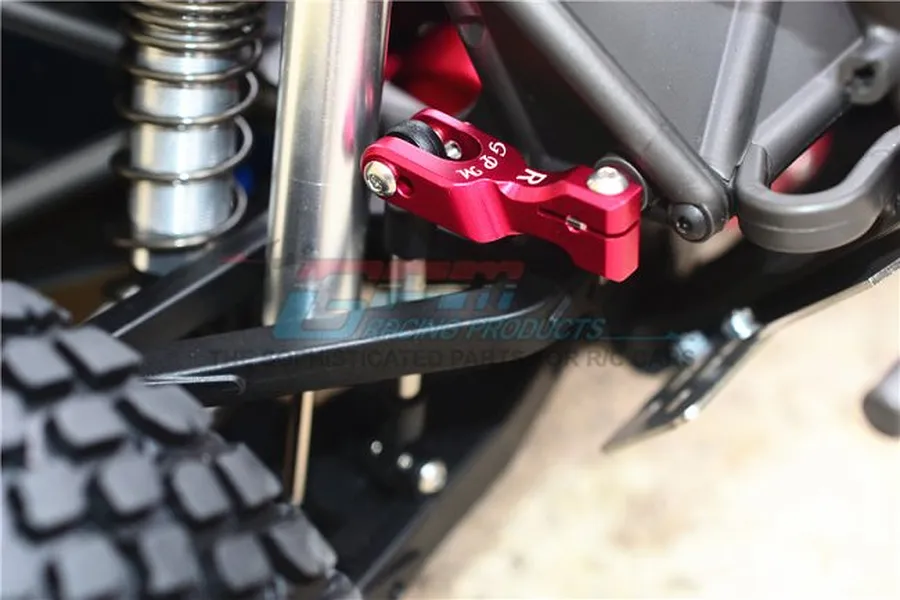 GPM UDR Silver Aluminium Front &amp;amp; Rear Left &amp;amp; Right Complete Sway Bar Arms w/ Stainless Steel Turnbuckles image 33567