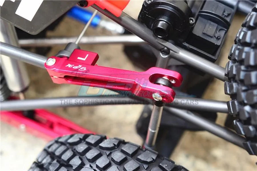 GPM UDR Silver Aluminium Front &amp;amp; Rear Left &amp;amp; Right Complete Sway Bar Arms w/ Stainless Steel Turnbuckles image 33569