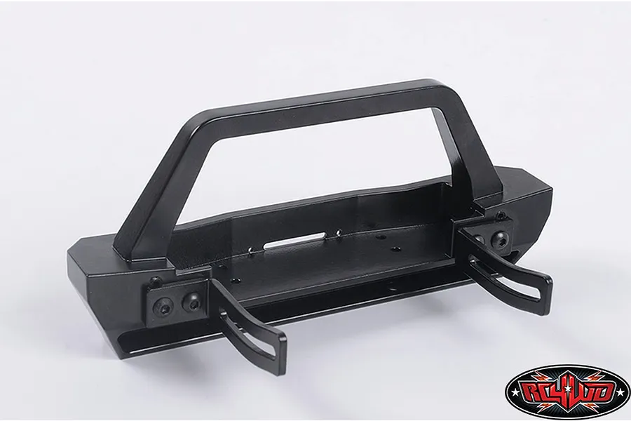 RC4WD Black SCX10 Front Tough Armor Stubby Bumper w/ Winch Mount image 33593