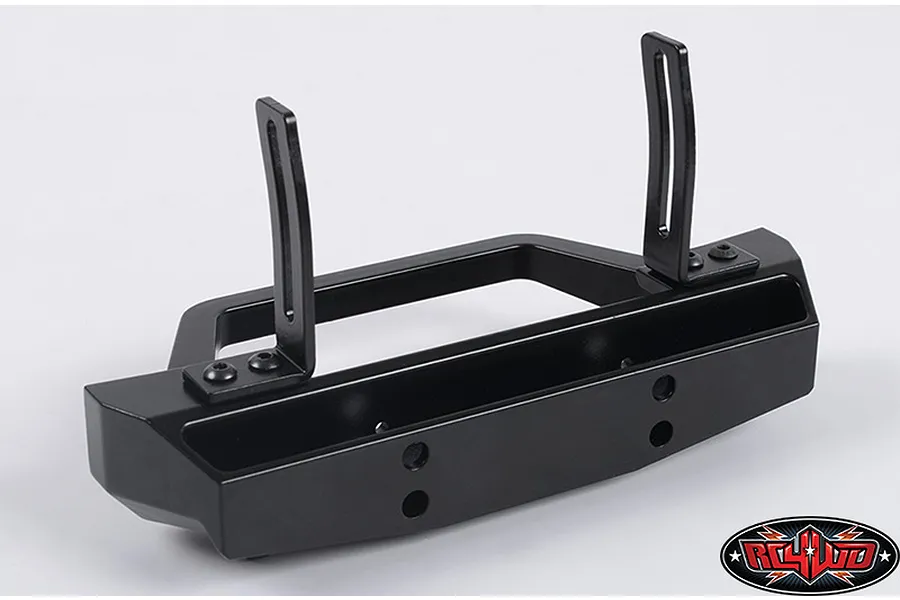 RC4WD Black SCX10 Front Tough Armor Stubby Bumper w/ Winch Mount image 33594
