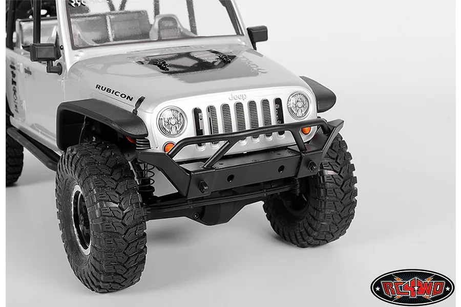 RC4WD Black SCX10 Front Jeep JK Rampage Recovery Bumper image 33600