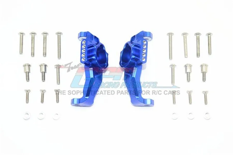 GPM Blue Aluminium TRX-4 Portal Drive Caster Blocks 2Pcs image 33634