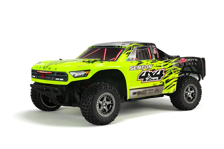 ARRMA Senton 4x4 BLX 3S RC Short Course Truck Electric Brushless 4WD 1/10 Scale RTR - Green image 33671