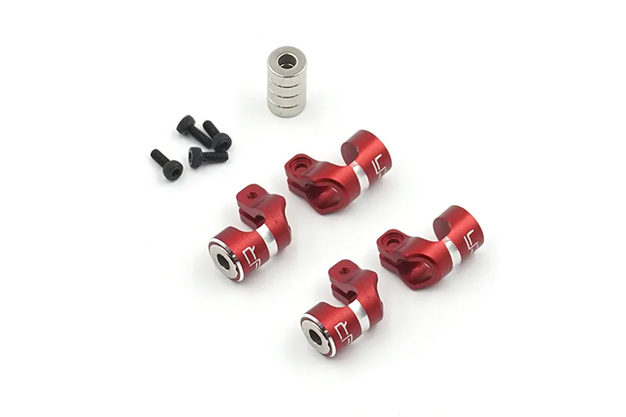 Yeah Racing Red Aluminium Magnetic Body Hole Marker Kit image 33701