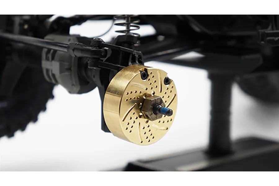 Yeah Racing TRX-4 Brass High Mass (118g) Outer Portal Drive Housing 2Pcs image 33718