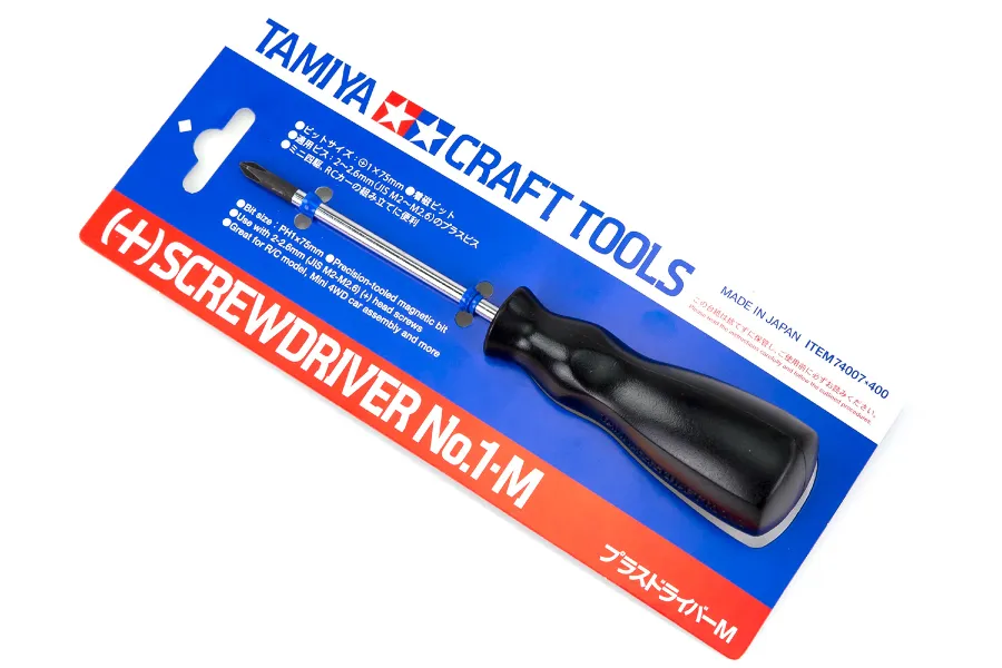 Tamiya Medium No 1 Phillips Head Screwdriver Craft Tool image 33735