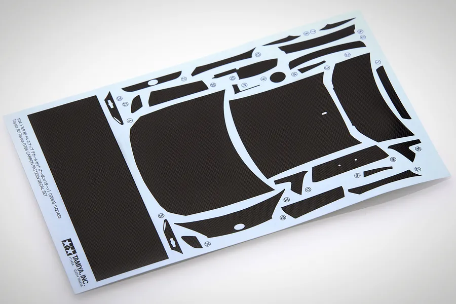 Tamiya 1/24 Toyota 86 Carbon Pattern Decal Sheet image 33738