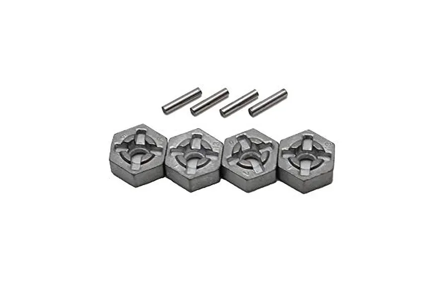 Xinlehong Sprint 9125 Metal 12mm Wheel Hexes w/ Drive Pins 4Pcs image 33940