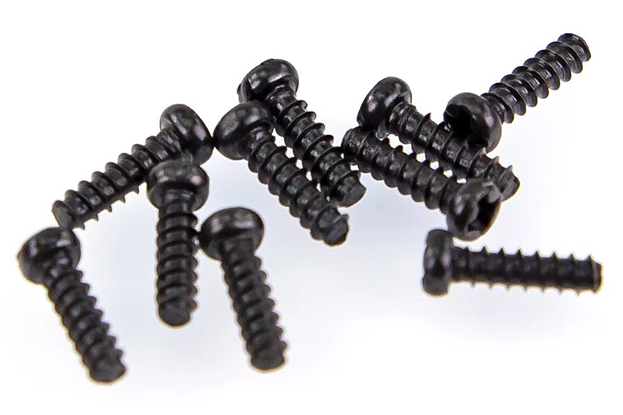 Xinlehong 2x8mm Coarse Thread Binder Head Screws 10Pcs image 34033