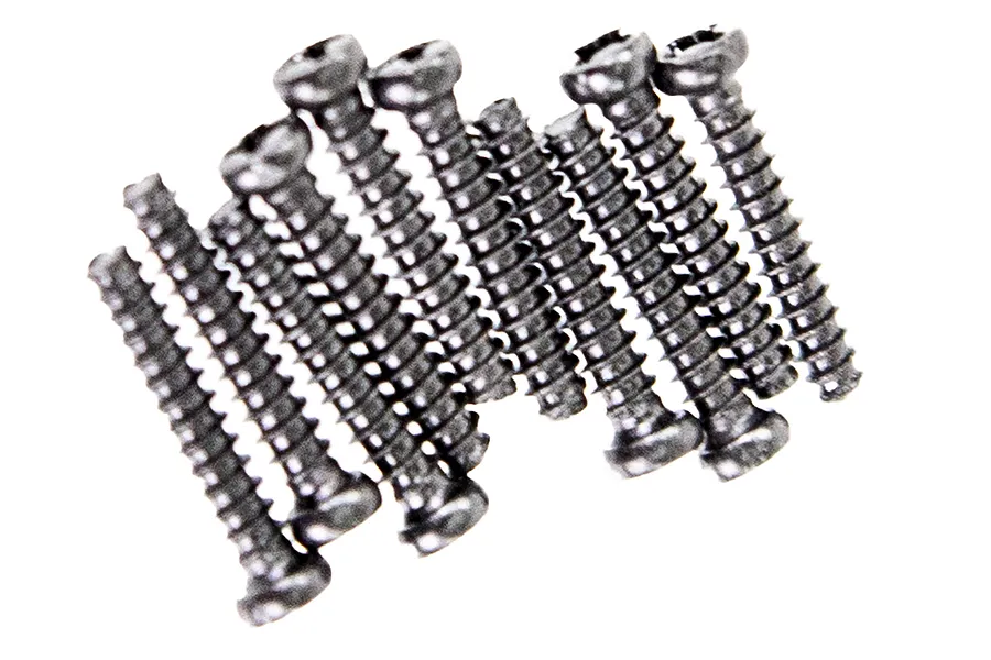 Xinlehong 2.3x12mm Coarse Thread Binder Head Screws 10Pcs image 34034