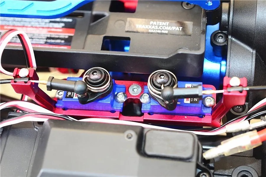 GPM Black Aluminium TRX-4 Differential Locker Servo Mount image 34060