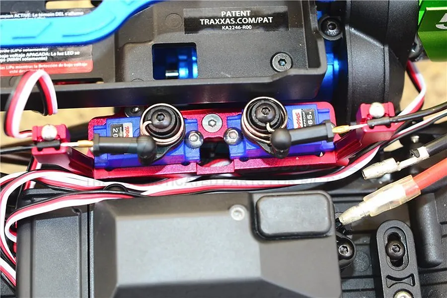 GPM Black Aluminium TRX-4 Differential Locker Servo Mount image 34061