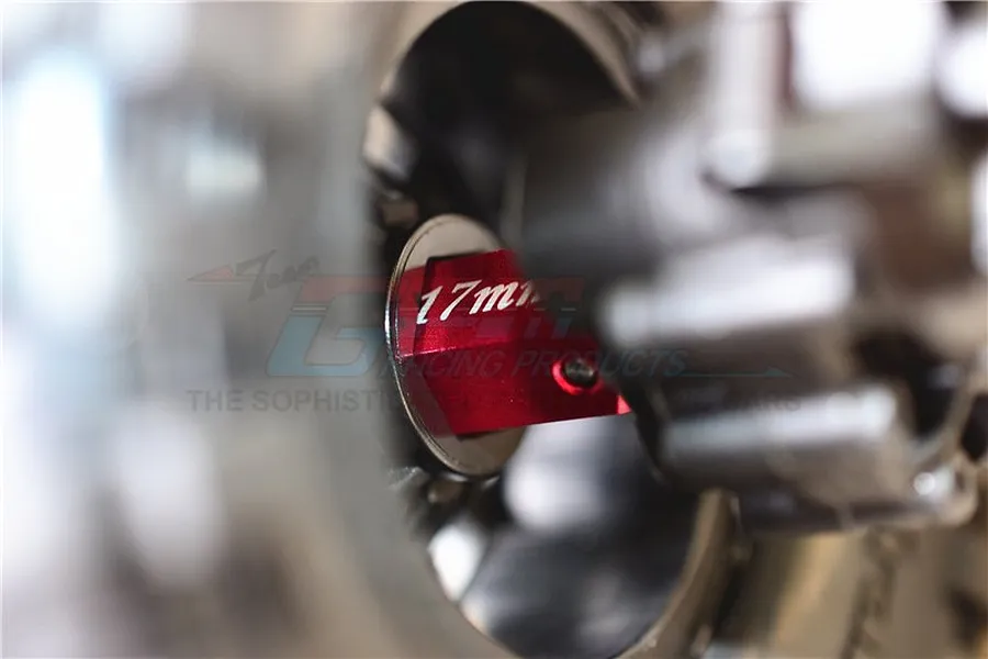 GPM TRX-4 Front or Rear Harden Steel +17mm Extended Stub Axle Kit image 2