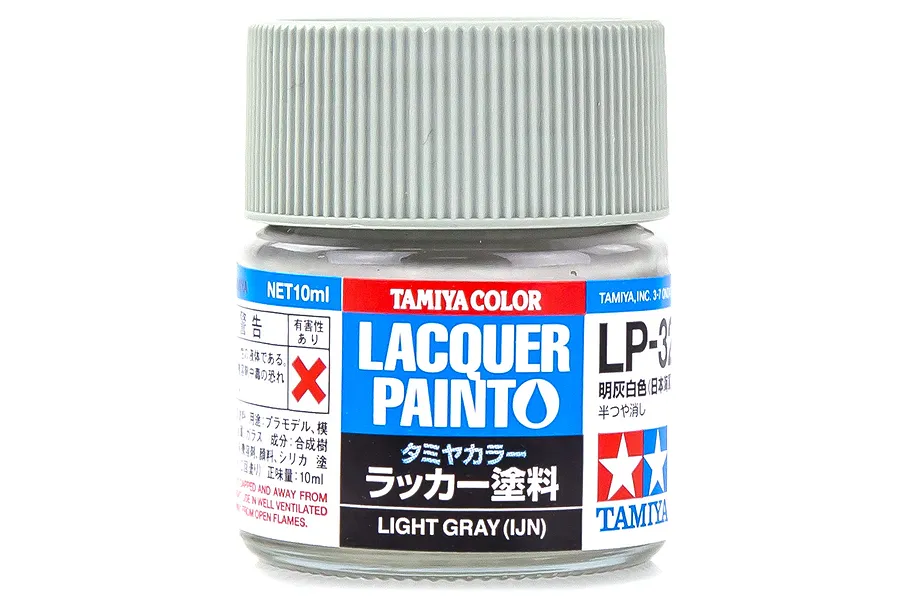 Tamiya LP-34 Light Grey Lacquer Paint 10ml image 34115
