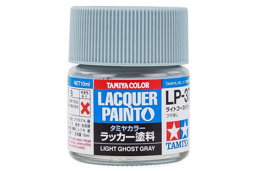 Tamiya LP-37 Light Ghost Grey Lacquer Paint 10ml image 34118