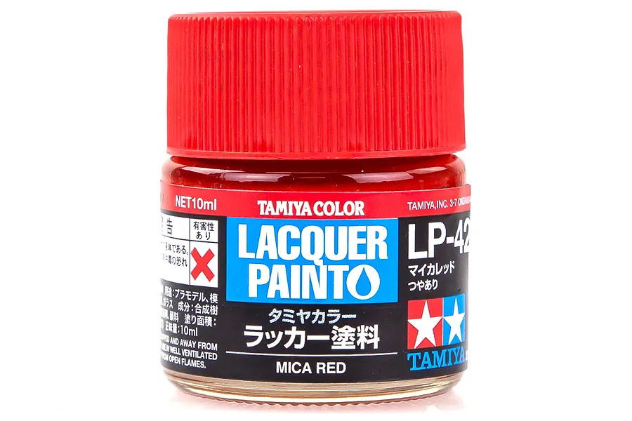 Tamiya LP-42 Mica Red Lacquer Paint 10ml image 34123