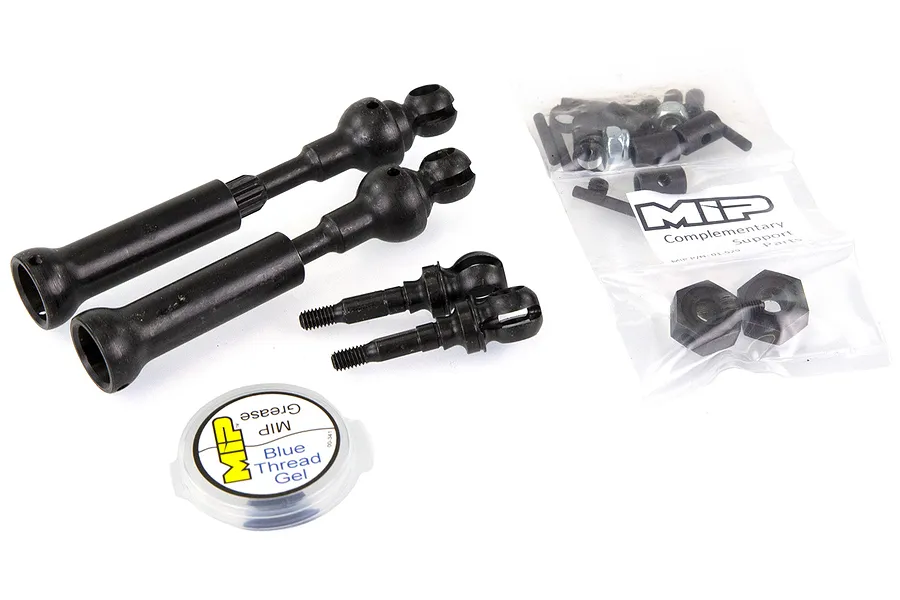 MIP Slash 4x4, Stampede 4x4 &amp;amp; Rally 4x4 &amp;amp; Rally X-Duty Splined Front CVD Steel Drive Shafts 2Pcs image 34129