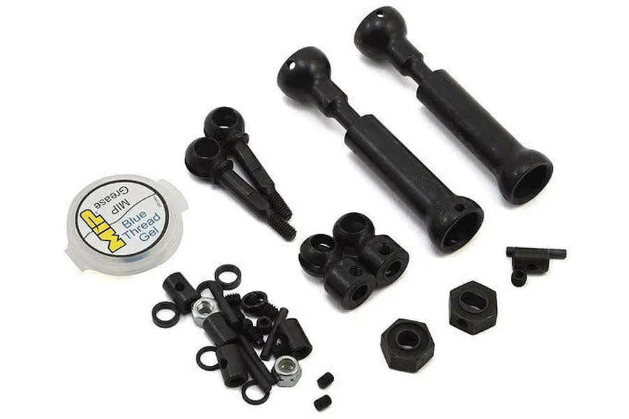 MIP Slash 4x4, Stampede 4x4 &amp;amp; Rally 4x4 &amp;amp; Rally X-Duty Splined Rear CVD Steel Drive Shafts 2Pcs image 34130