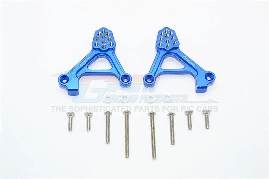 GPM Blue Aluminium TRX-4 Front Adjustable Shock Tower 2Pcs image 34139