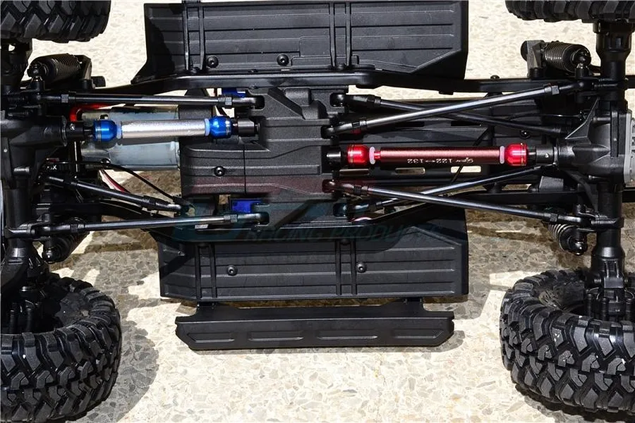 GPM Blue Steel &amp;amp; Aluminium TRX-4 Centre Front &amp;amp; Rear Drive Shaft Set 2Pc image 34147