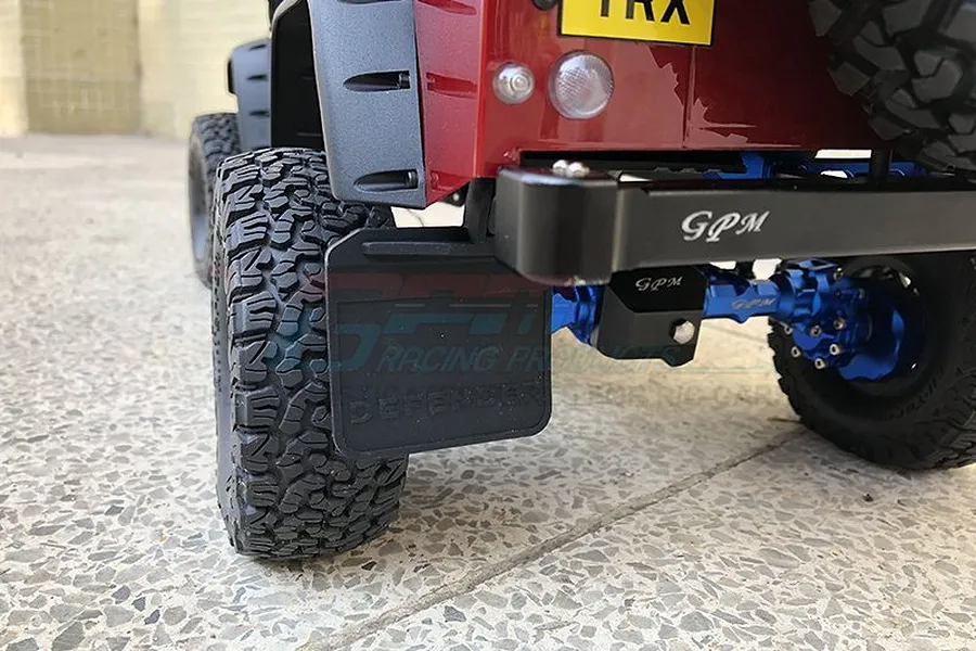 GPM Black Polyurethane TRX-4 Front &amp;amp; Rear Mud Flap Set image 34200
