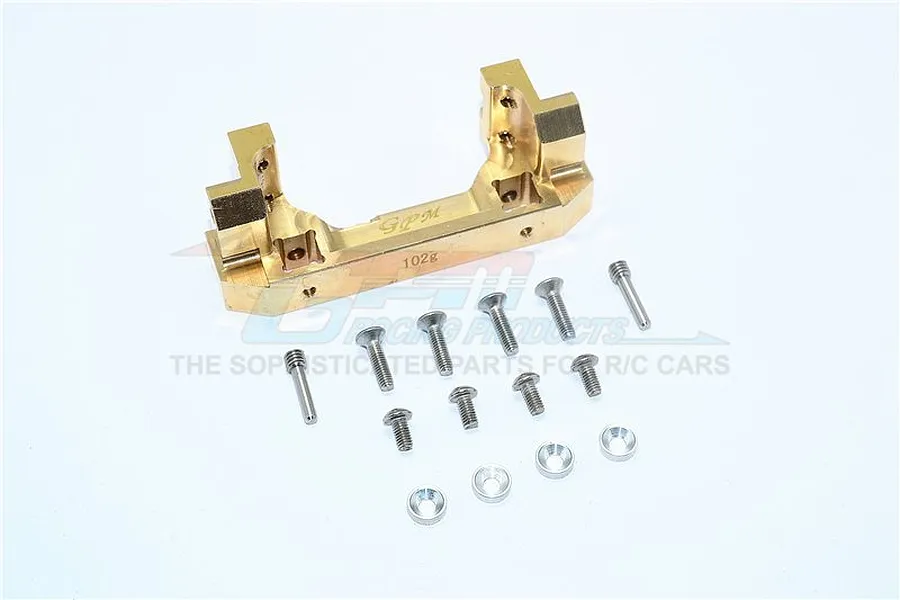 GPM Brass TRX-4 High Mass (102g) Front Bumper Mount image 34207