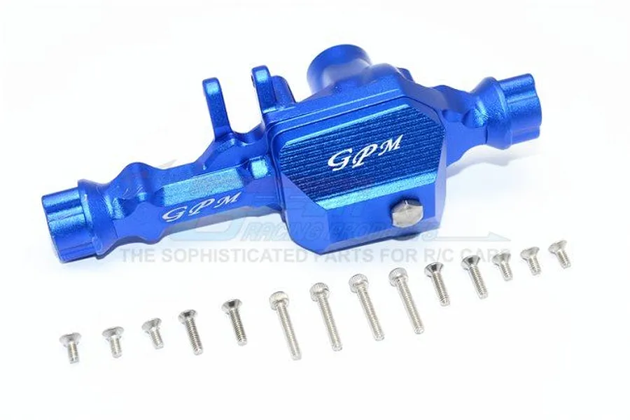 GPM Blue Aluminium TRX-4 Front Gearbox Housing Set image 34239