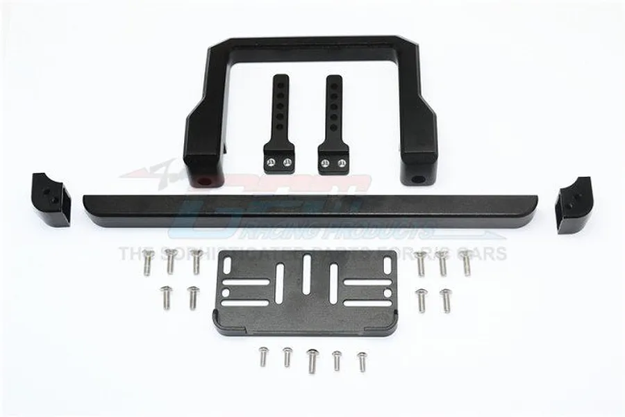 GPM Black Aluminium TRX-4 Street Fighter Front Bumper image 34275