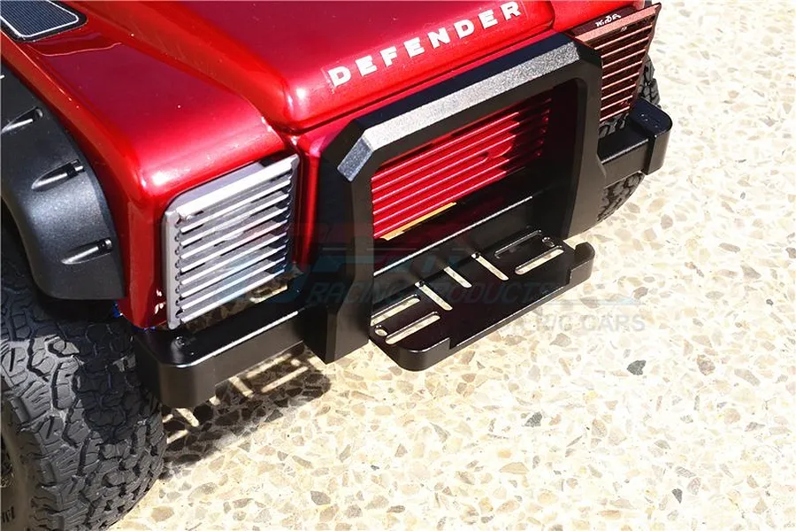 GPM Black Aluminium TRX-4 Street Fighter Front Bumper image 34277
