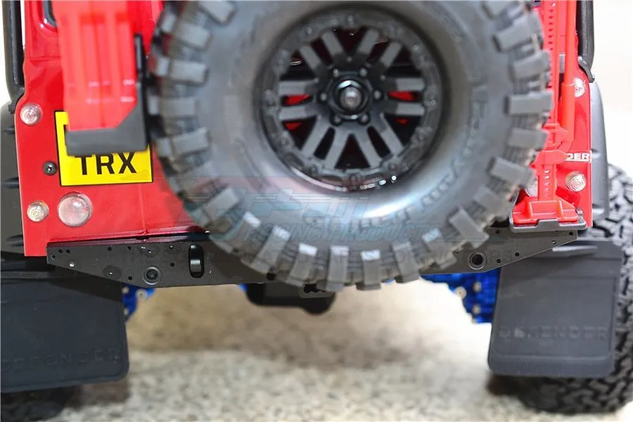 GPM Black Aluminium TRX-4 Rear Bumper w/ D-Ring image 34281
